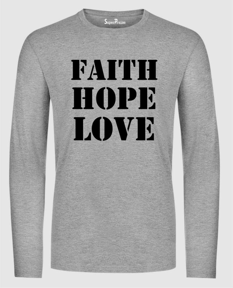 faith love hope t shirt