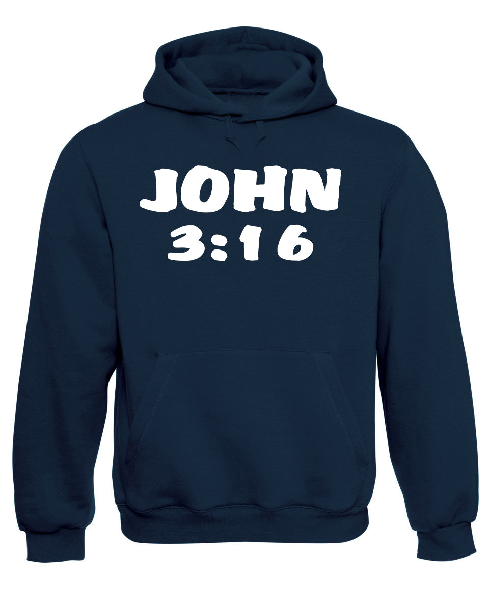 John 3 16 Hoodie Bible Scripture Christian Sweatshirt