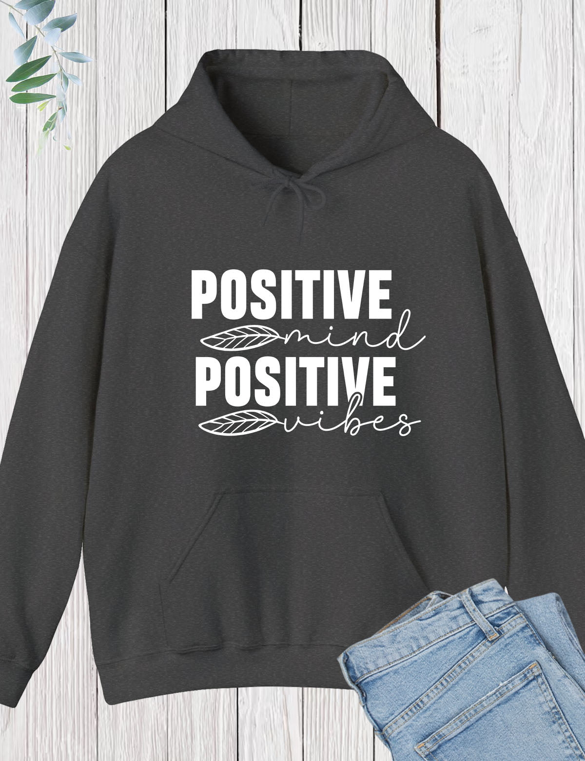 Positive Mind Positive Vibes Christian Hoodie