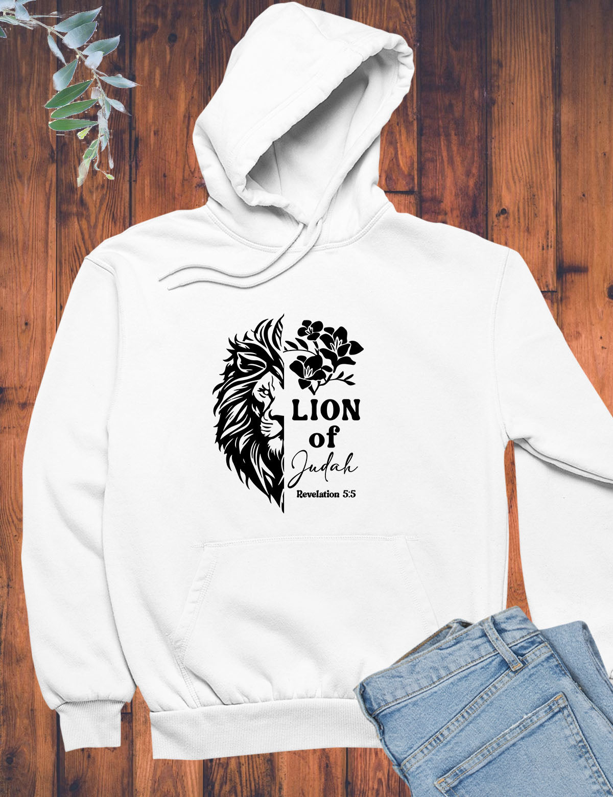 Lion of Judah Bible Verse Hoodie