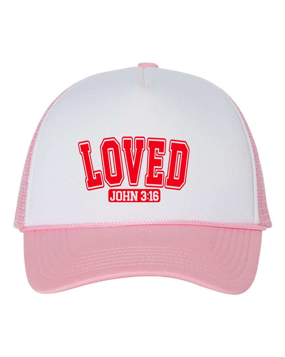 Loved John 3:16 Retro Cap Trucker Hat