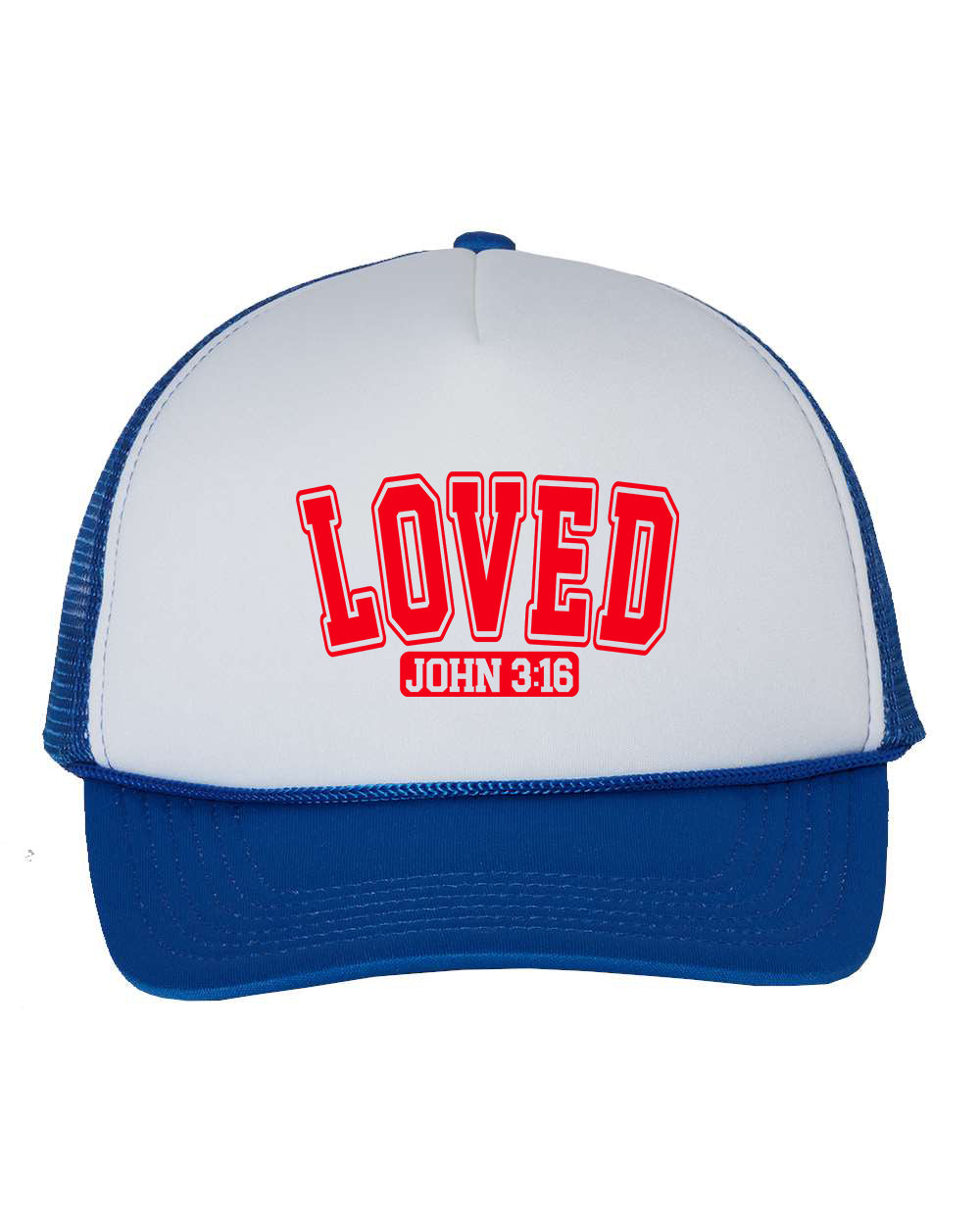 Loved John 3:16 Retro Cap Trucker Hat