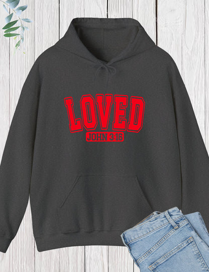 Loved John 3:16 Hoodie