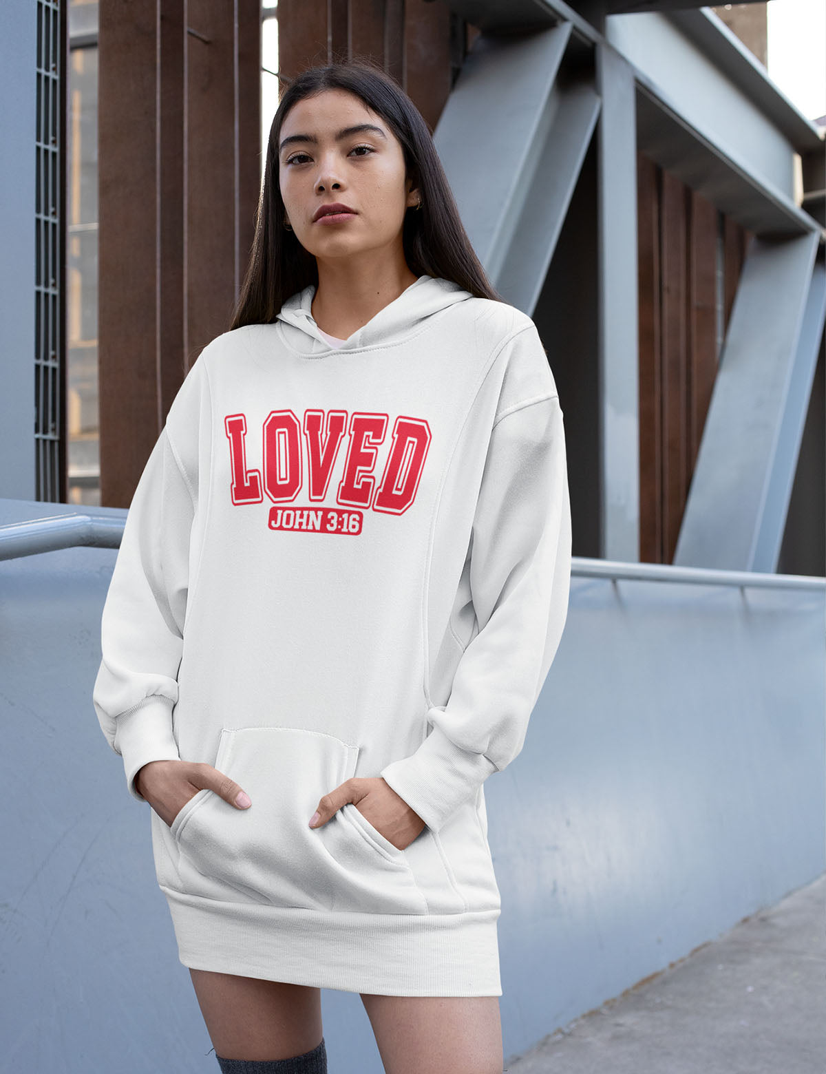 Loved John 3:16 Hoodie