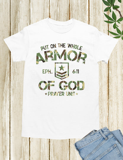 Put On The Whole Armour of God Prayer Unit Shirts