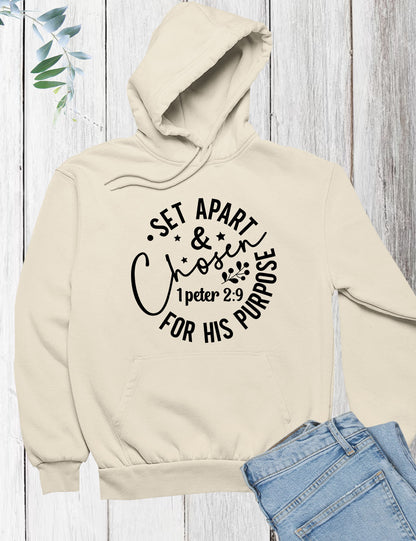 Set Apart & Choose of God Christian Hoodie