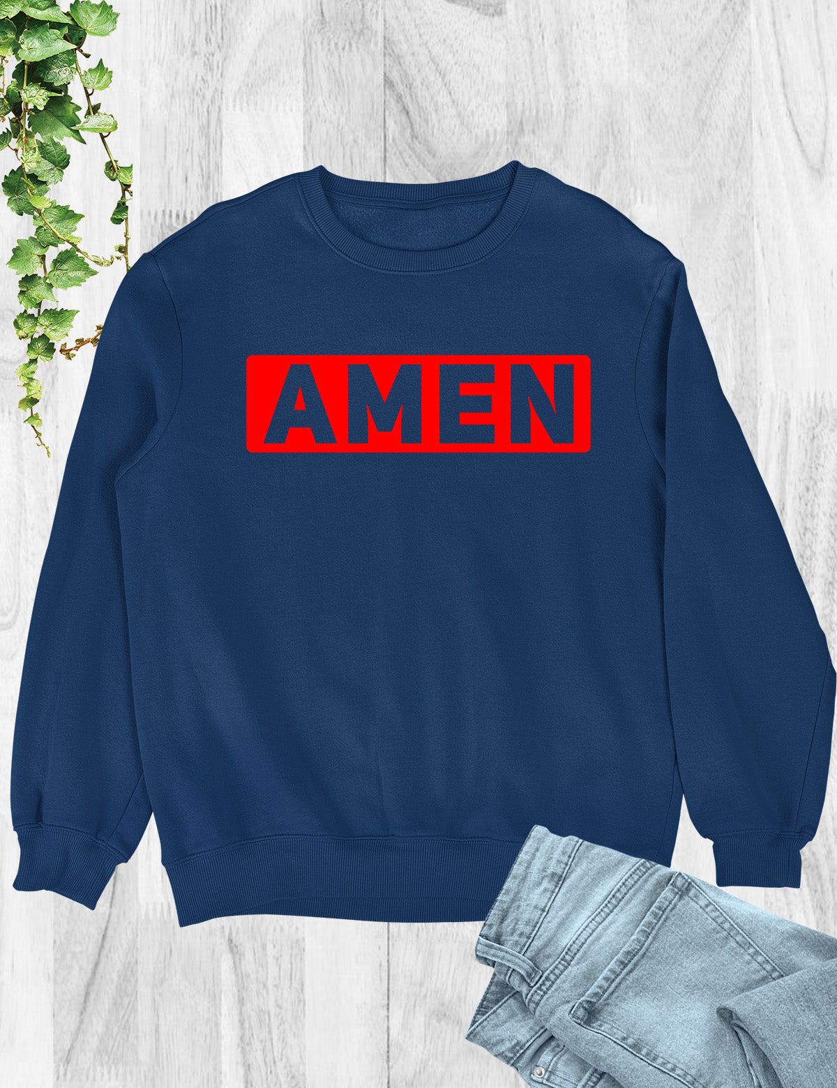 AMEN Religious Sweatshirts Let God's will Be Done