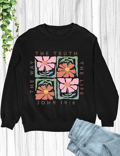 Christian Boho Flowers Sweatshirt