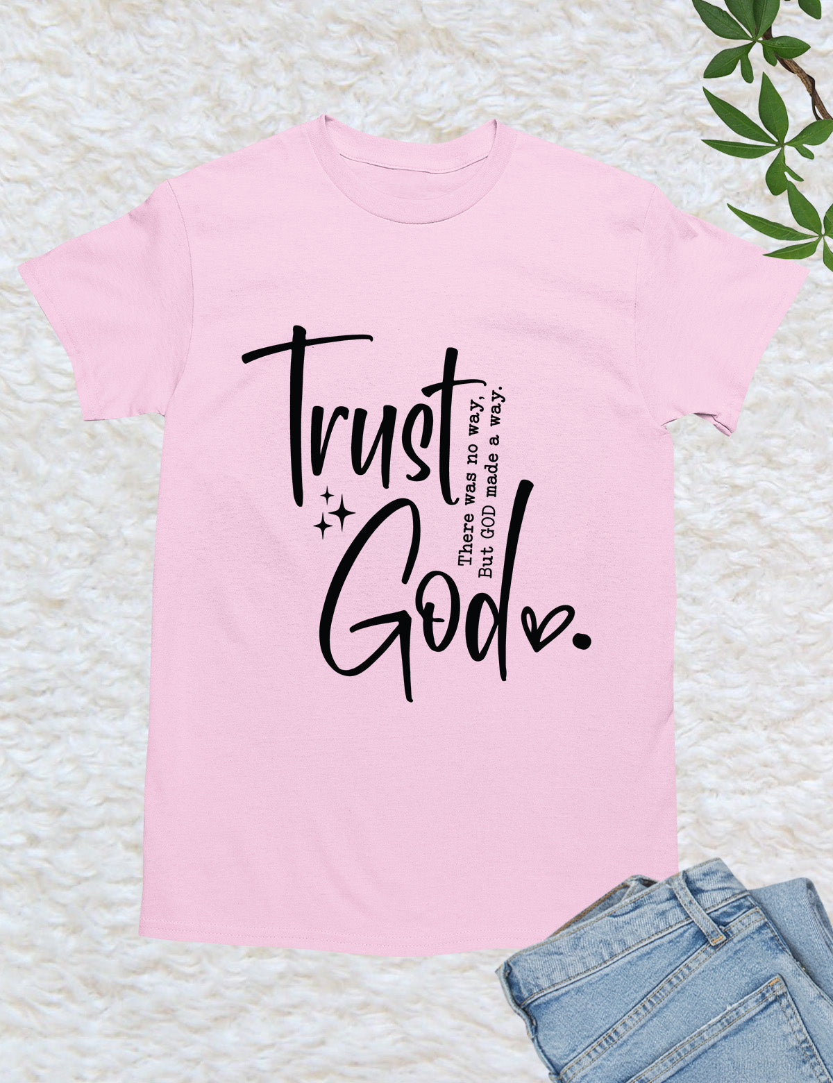 Trust God Retro Christian T Shirt