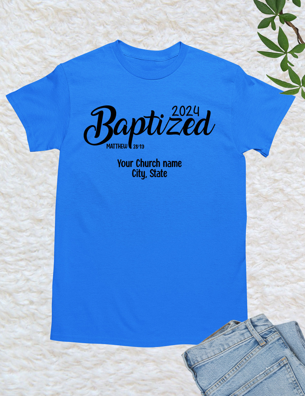 Personalized Baptized T Shirts