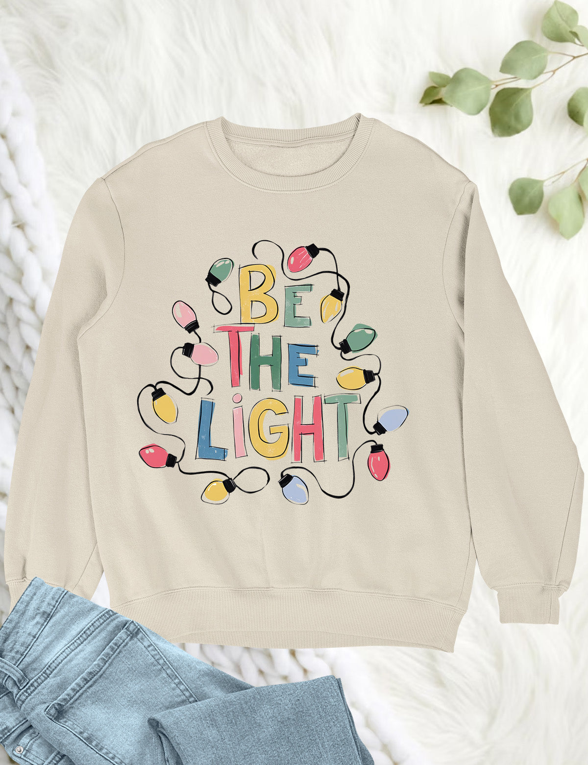 Be The Light Christmas Hoodie