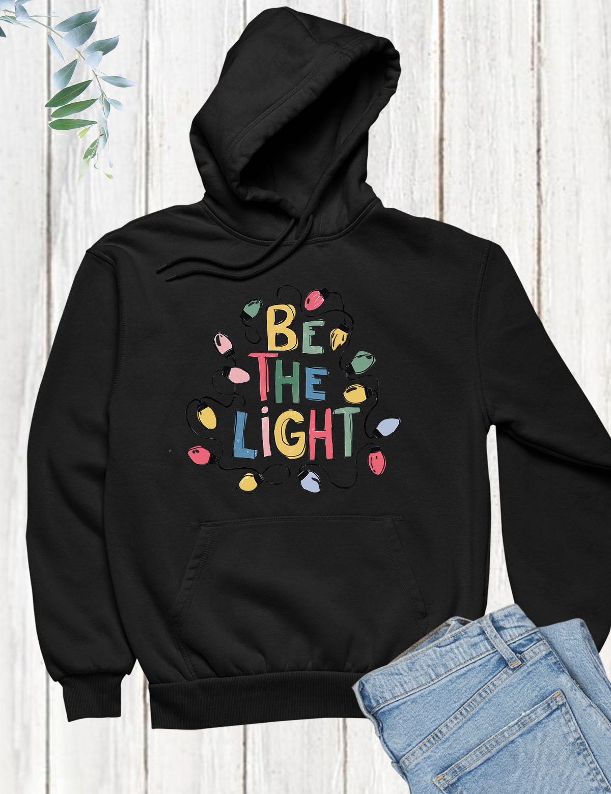 Be The Light Christmas Hoodie