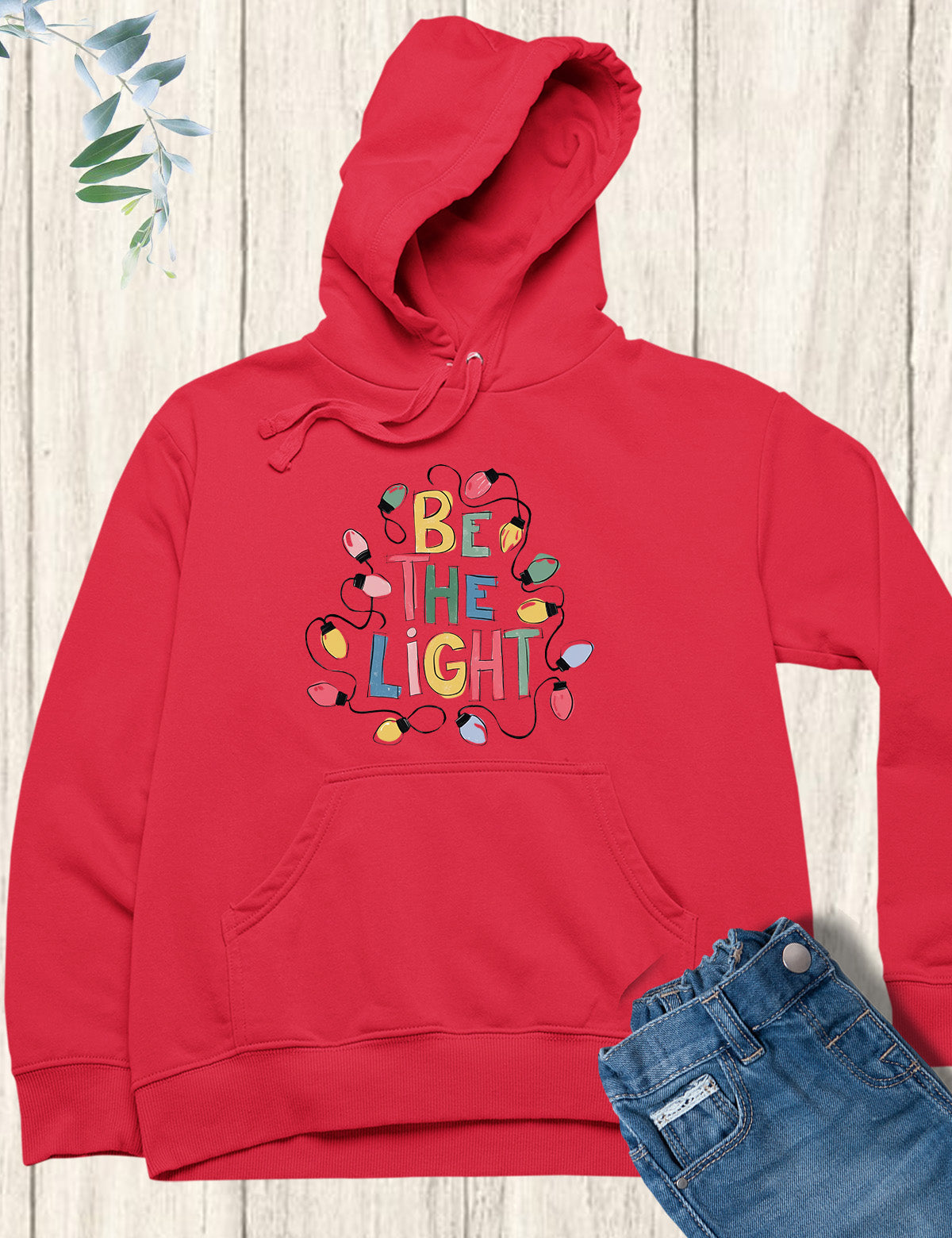 Be The Light Christmas Hoodie