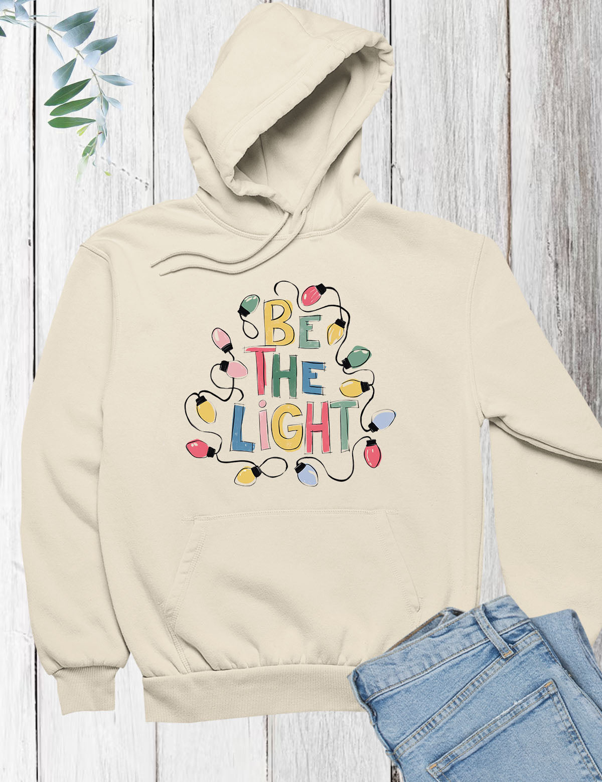 Be The Light Christmas Hoodie