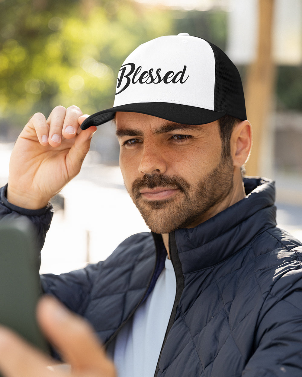 Blessed Christian Trucker Hat Cap