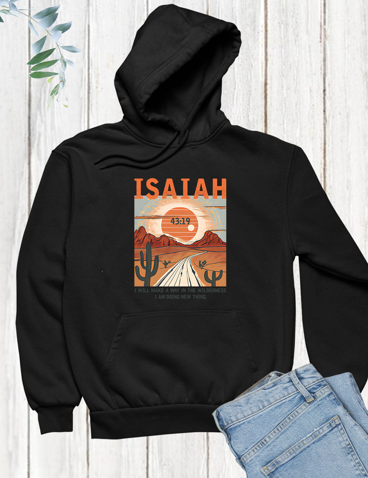 Isaiah Boho Christian Hoodie