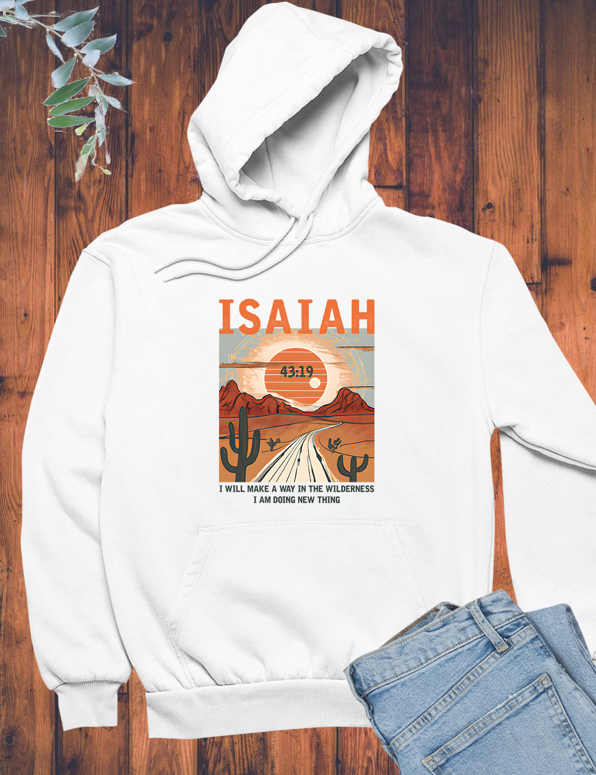 Isaiah Boho Christian Hoodie