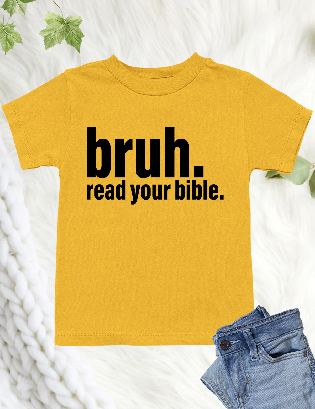 Bruh Read Your Bible Funny Kids T Shirt