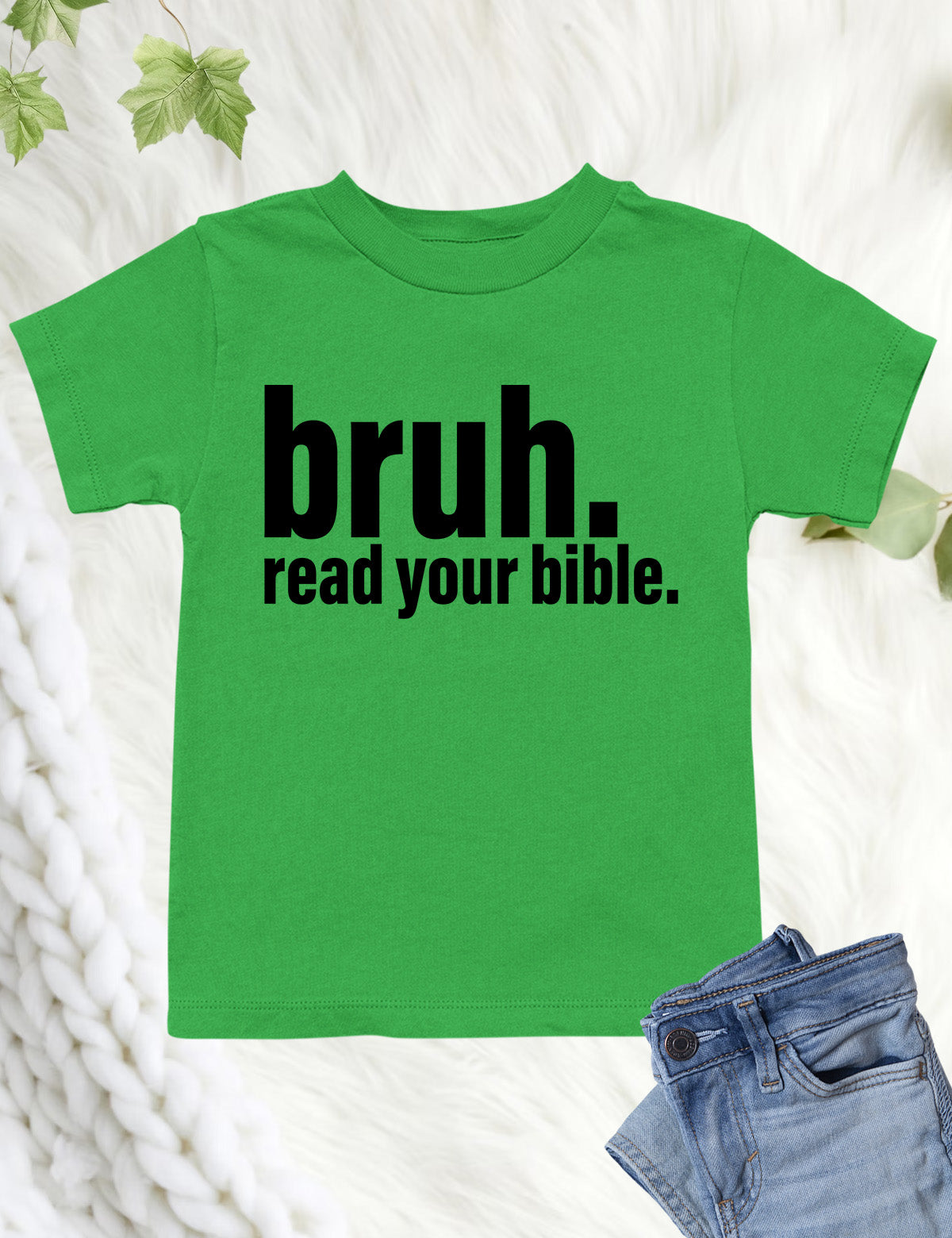 Bruh Read Your Bible Funny Kids T Shirt