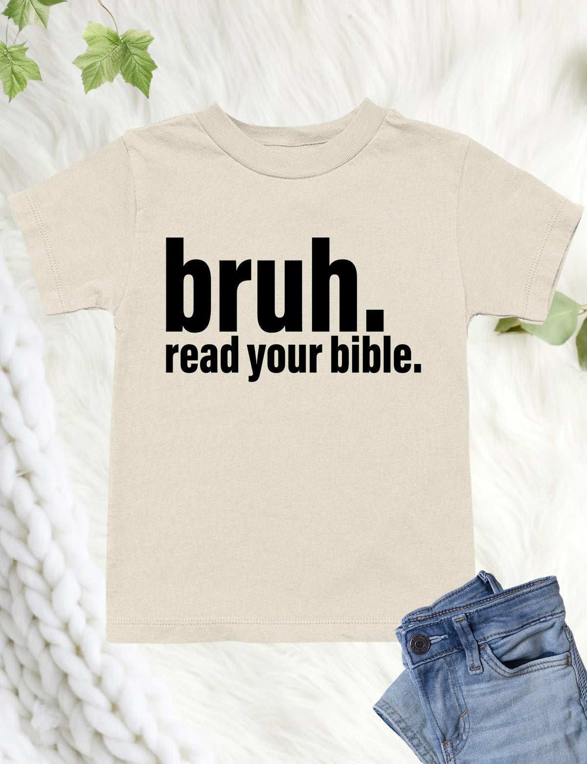 Bruh Read Your Bible Funny Kids T Shirt