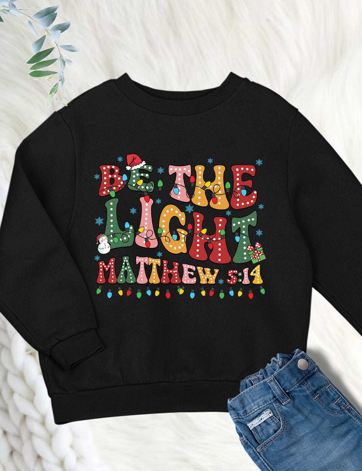 Be the Light Christian Christmas Youth Clothing