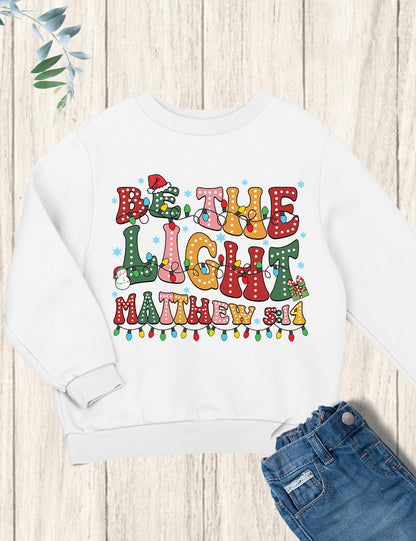 Be the Light Christian Christmas Youth Clothing