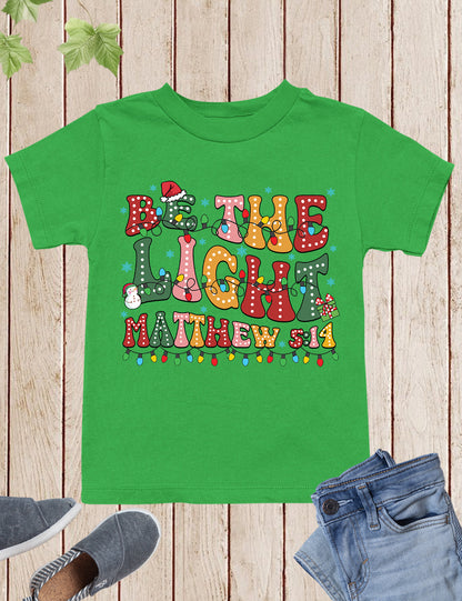 Be the Light Christian Christmas Youth Clothing