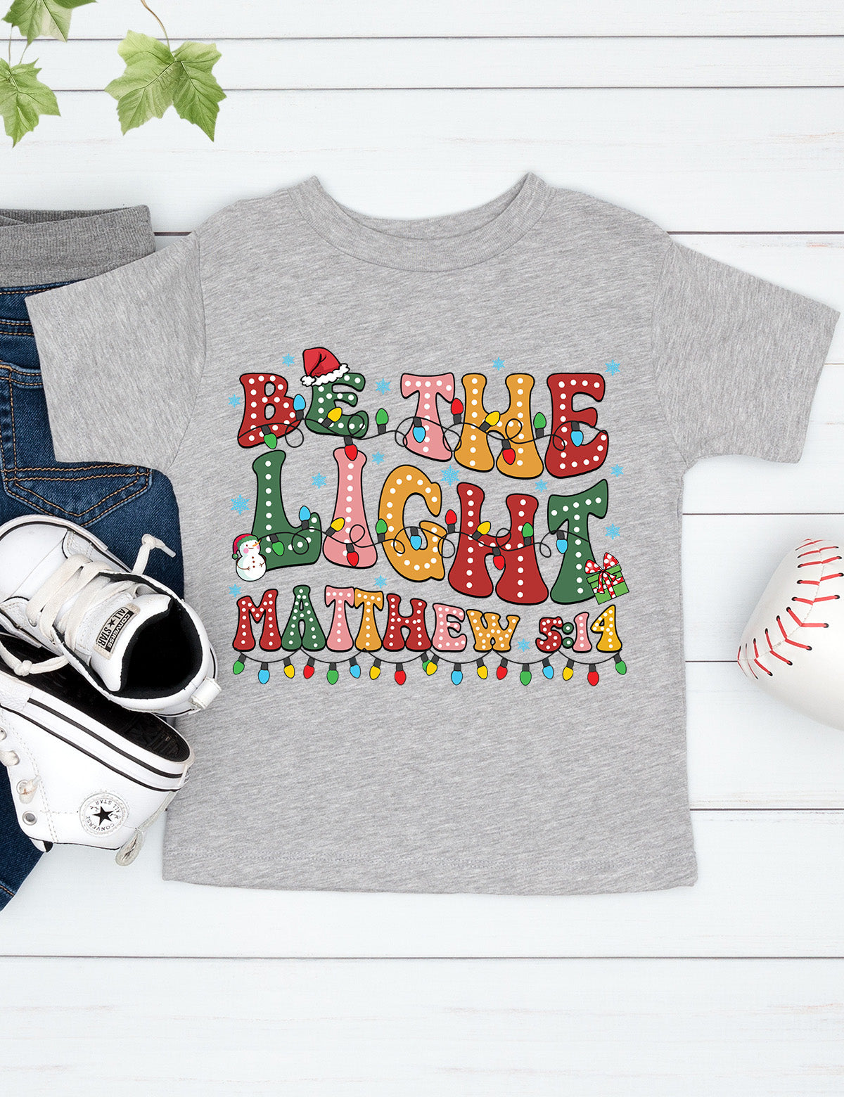 Be the Light Christian Christmas Youth Clothing