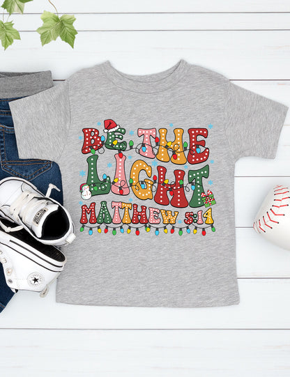 Be the Light Christian Christmas Youth Clothing