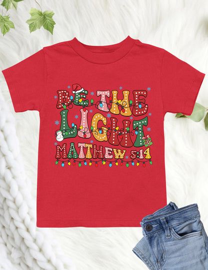 Be the Light Christian Christmas Youth Clothing