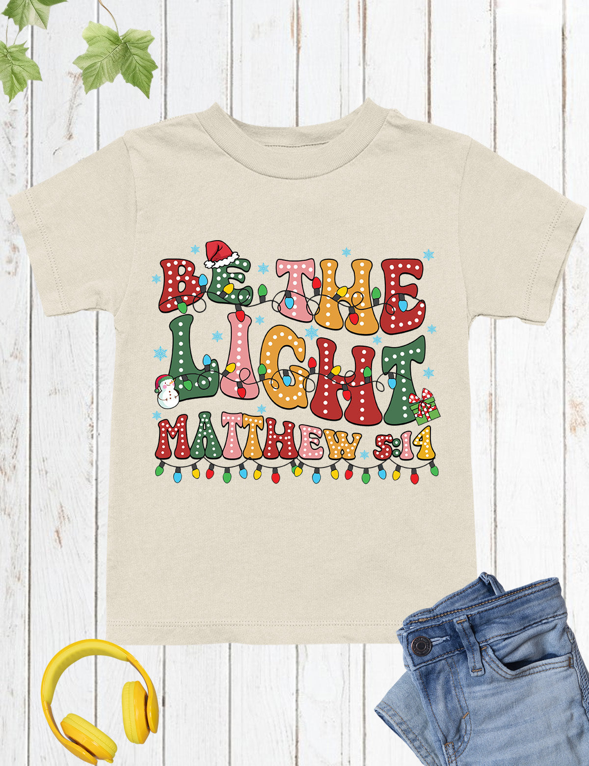 Be the Light Christian Christmas Youth Clothing