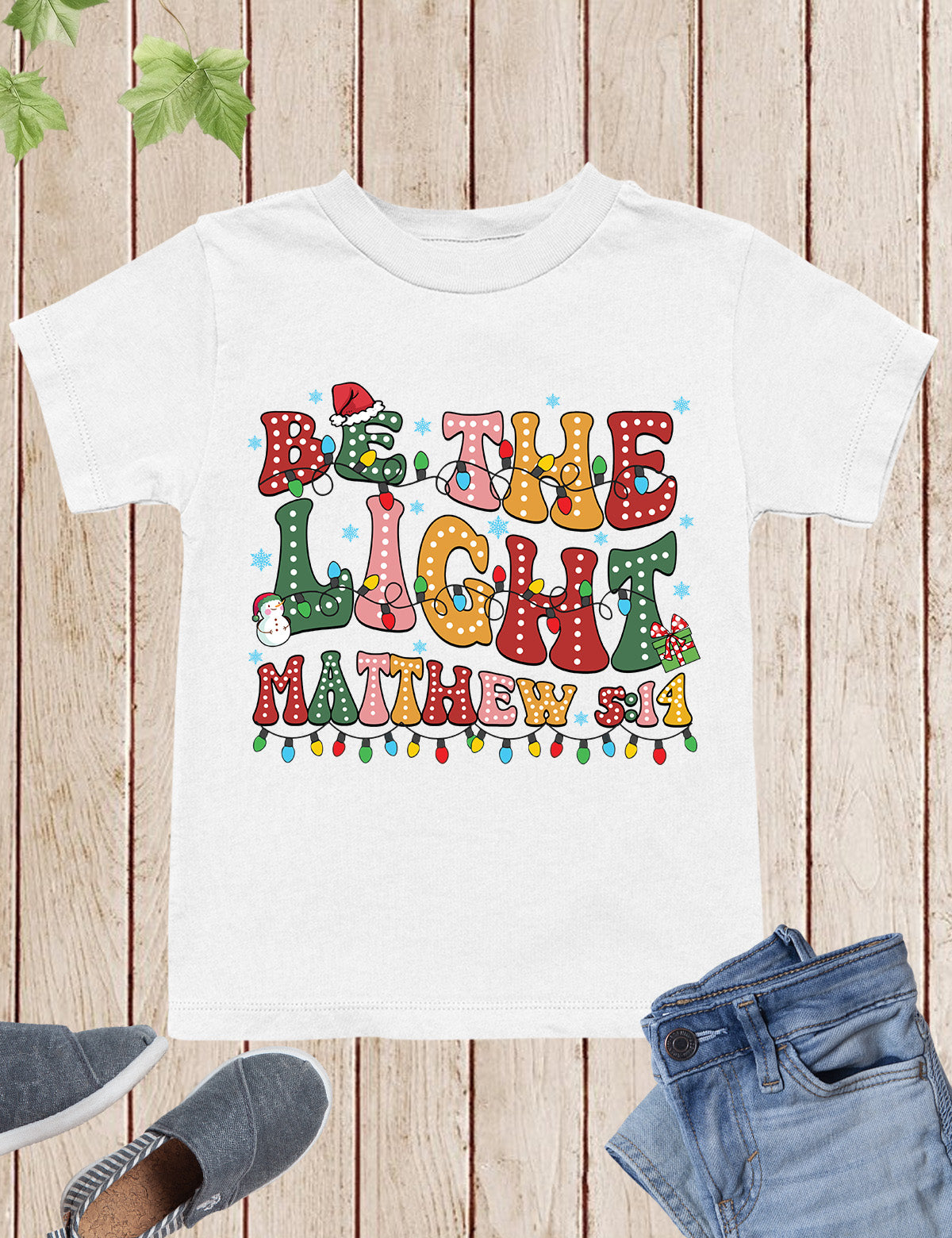 Be the Light Christian Christmas Youth Clothing