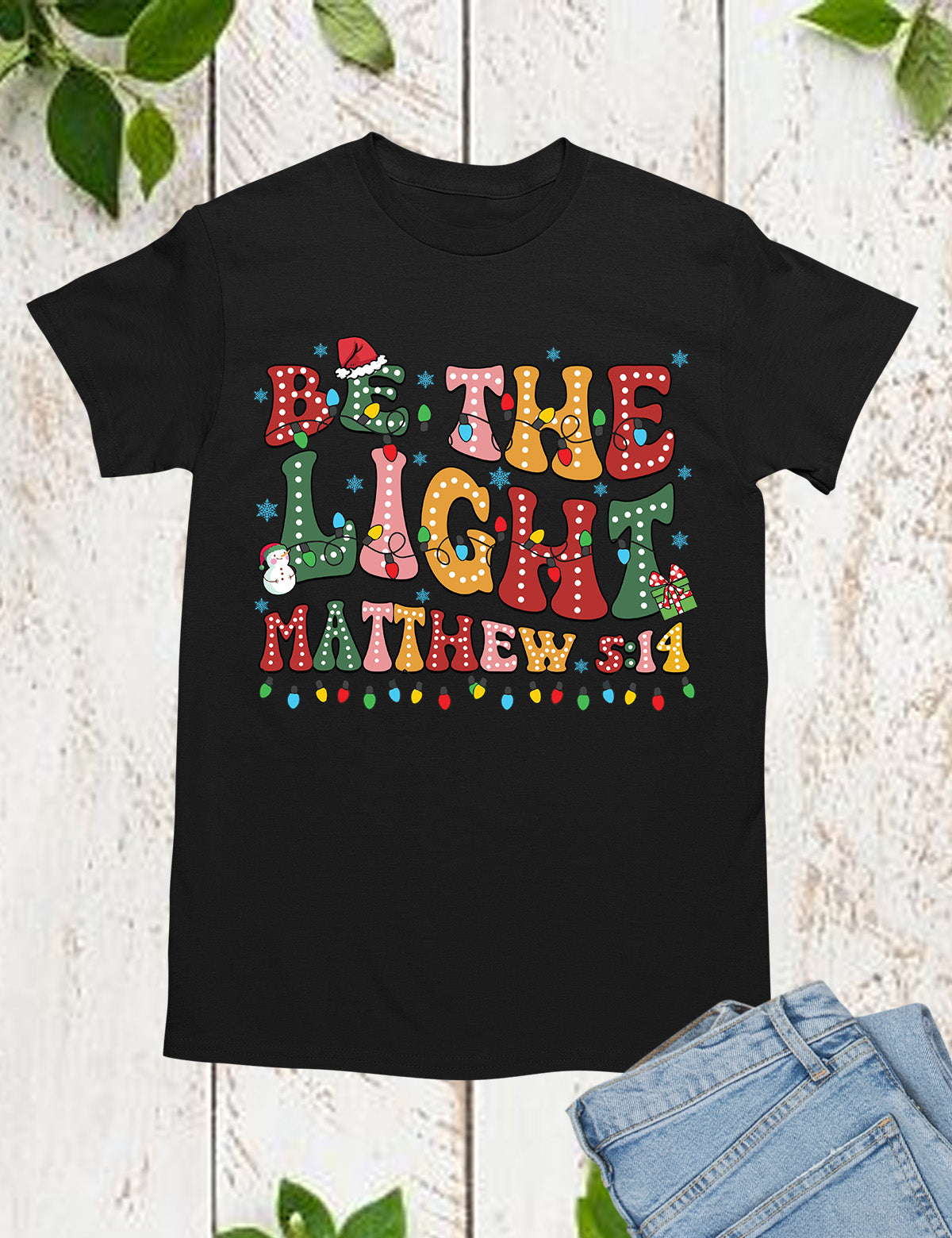 Be the Light Christian Christmas Clothing