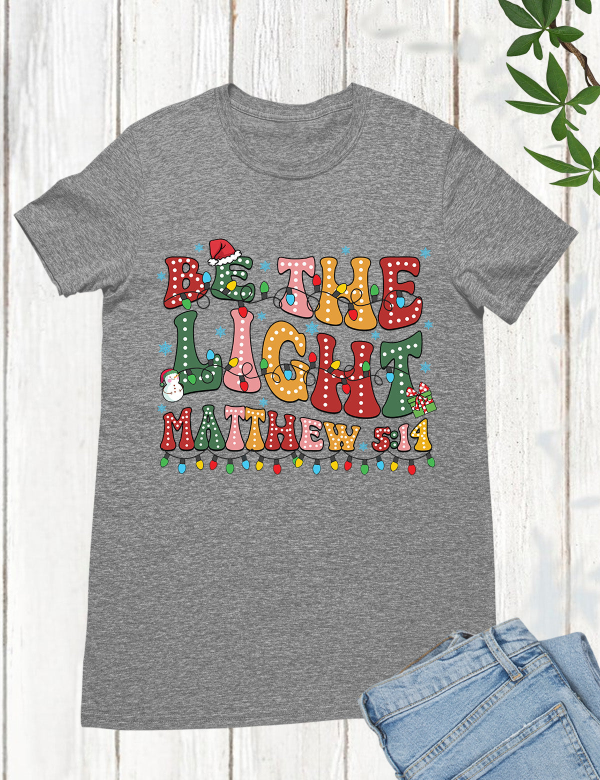 Be the Light Christian Christmas Clothing