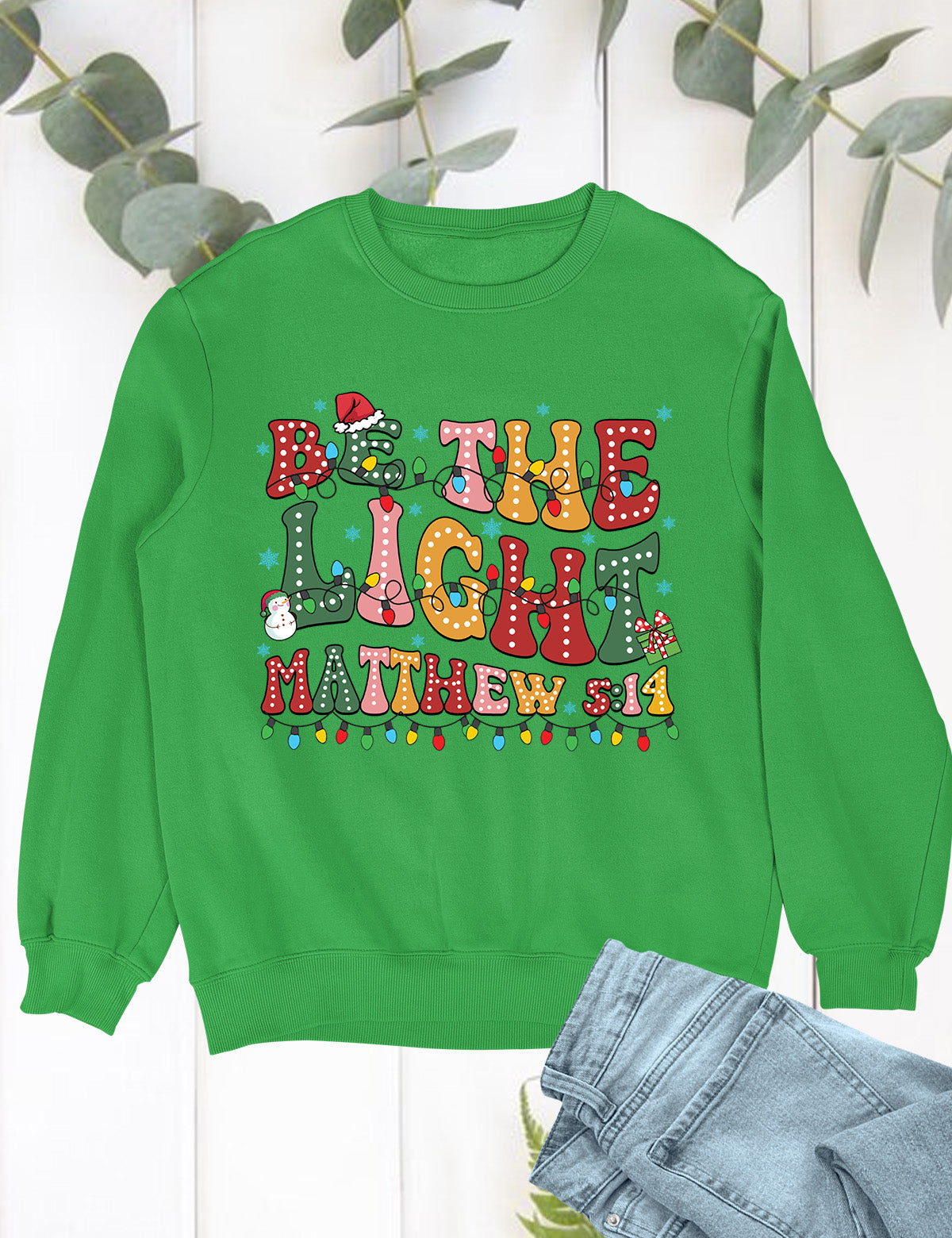 Be the Light Christian Christmas Clothing