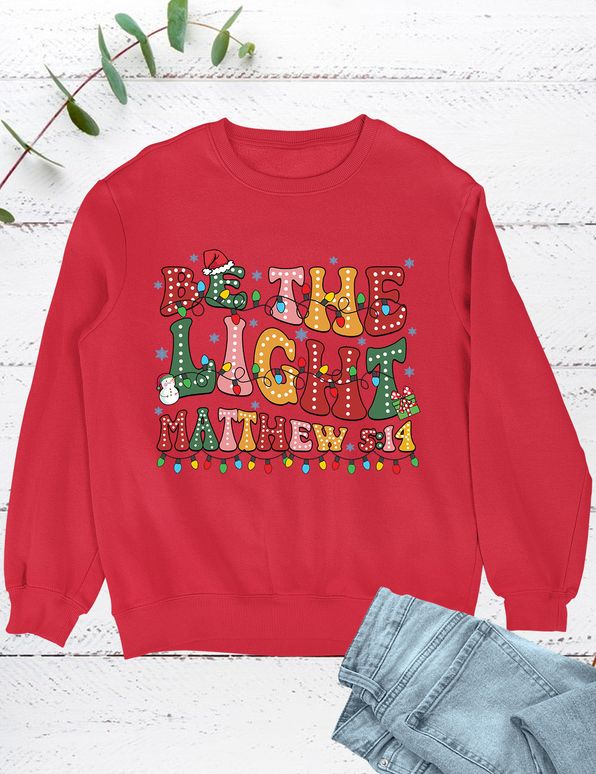 Be the Light Christian Christmas Clothing