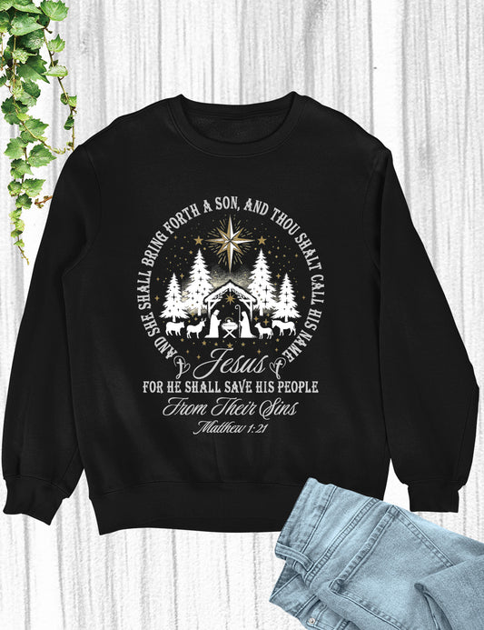 Bible verse Christmas Hoodie