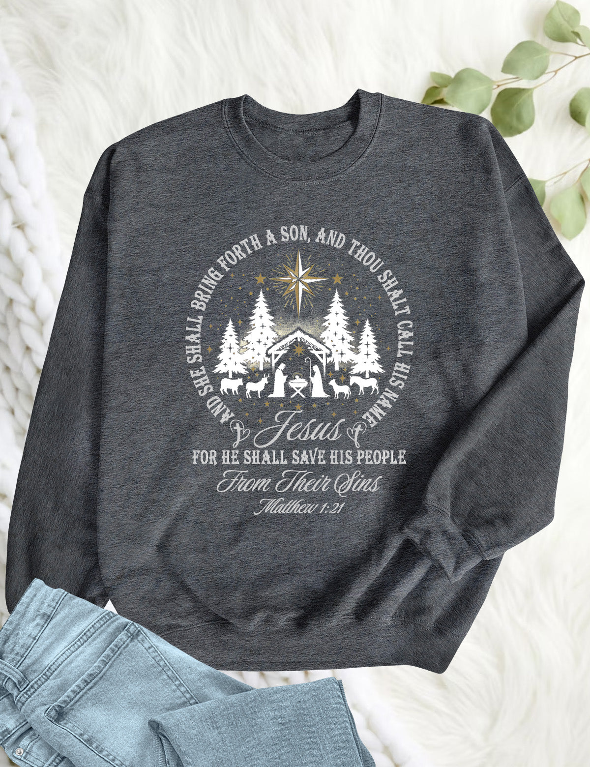 Bible verse Christmas Hoodie