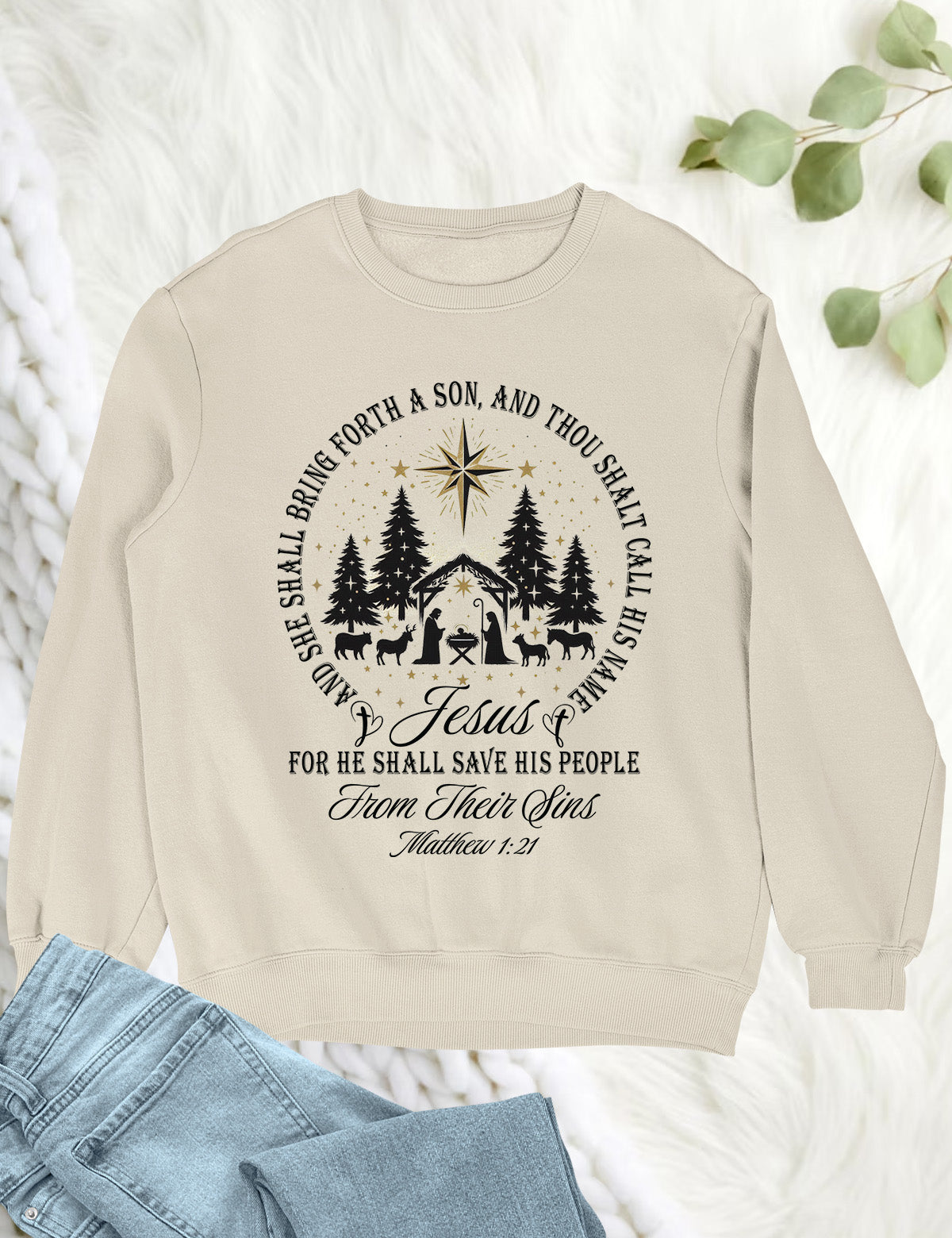 Bible verse Christmas Hoodie