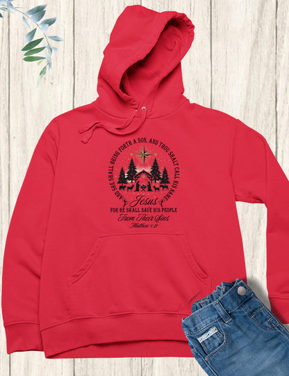 Bible verse Christmas Hoodie