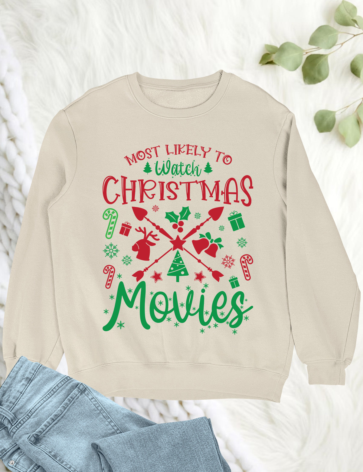 Most Likely to Watch Christmas Movies Hoodie