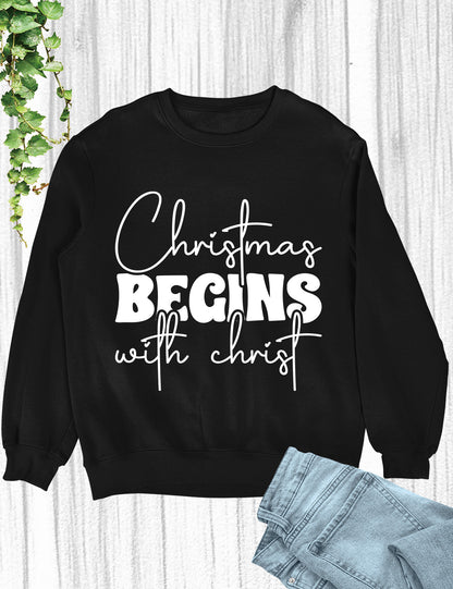 Christmas Begins Hoodie