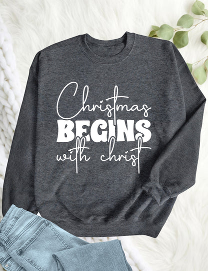 Christmas Begins Hoodie