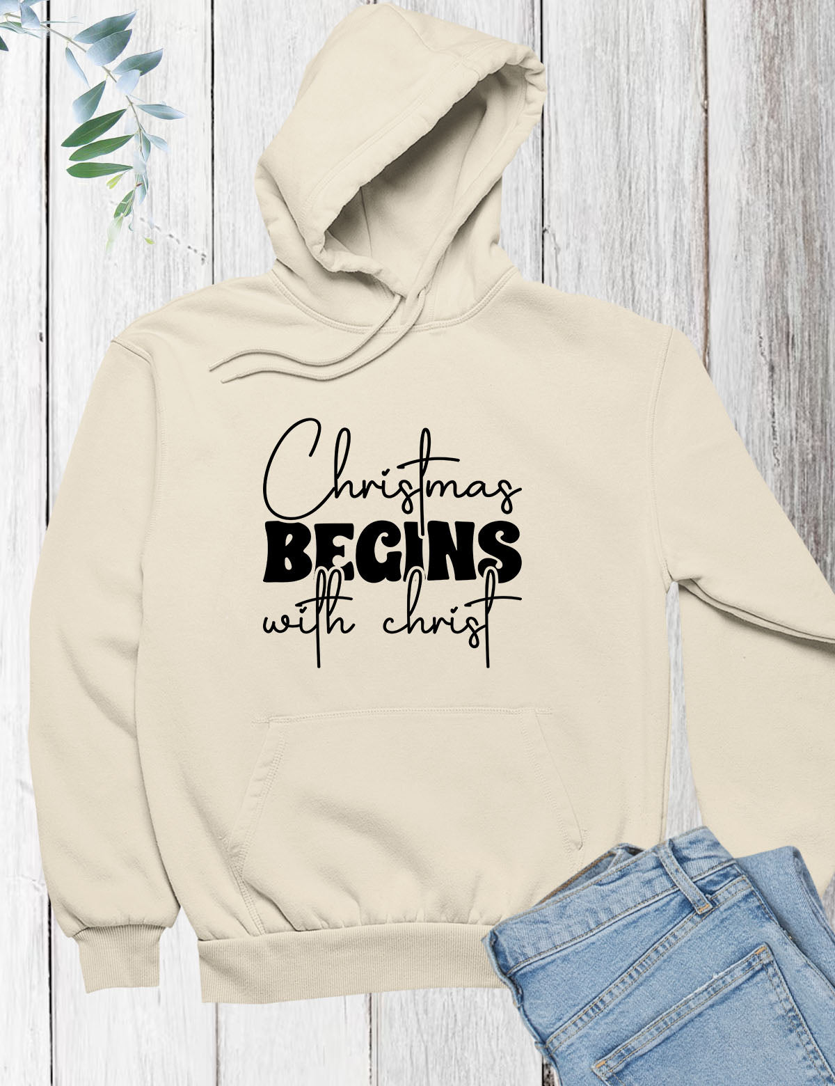 Christmas Begins Hoodie