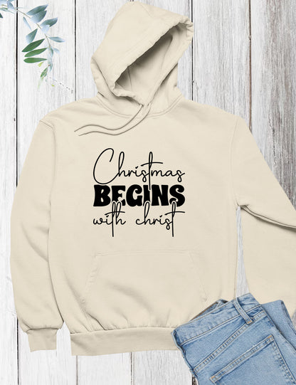 Christmas Begins Hoodie