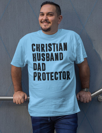 Christian Husband Dad Protector Shirt