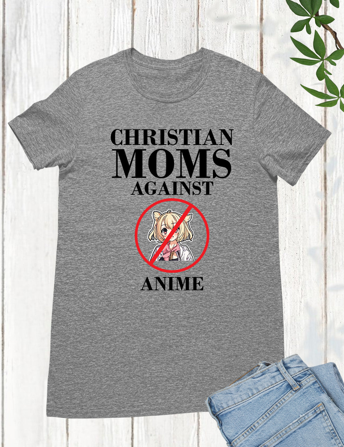 Christian Mom Against Anime Shirts