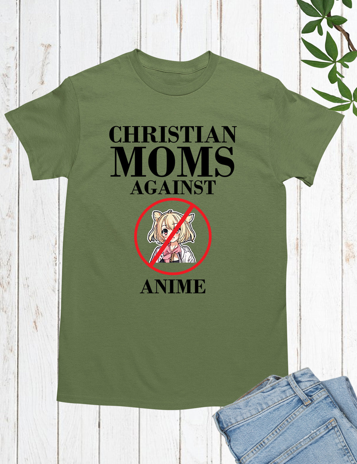 Christian Mom Against Anime Shirts