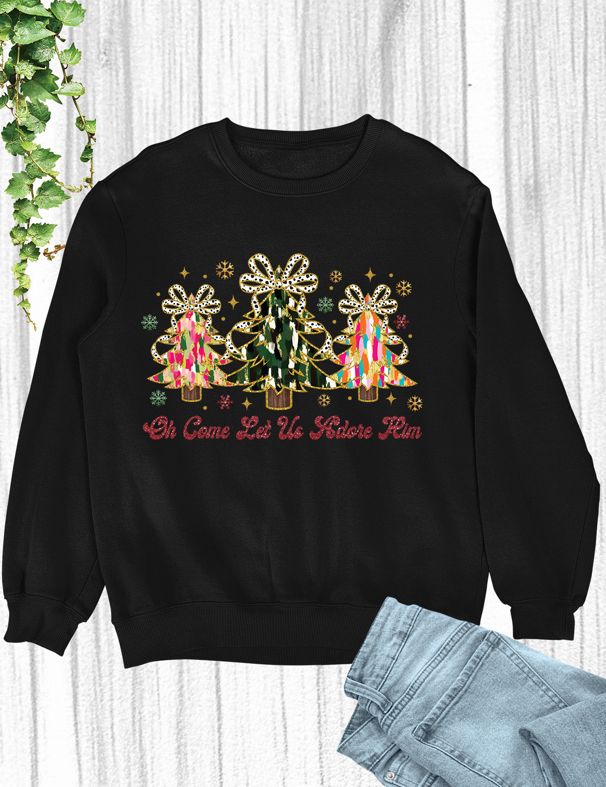 Christmas Nativity Tree Hoodie