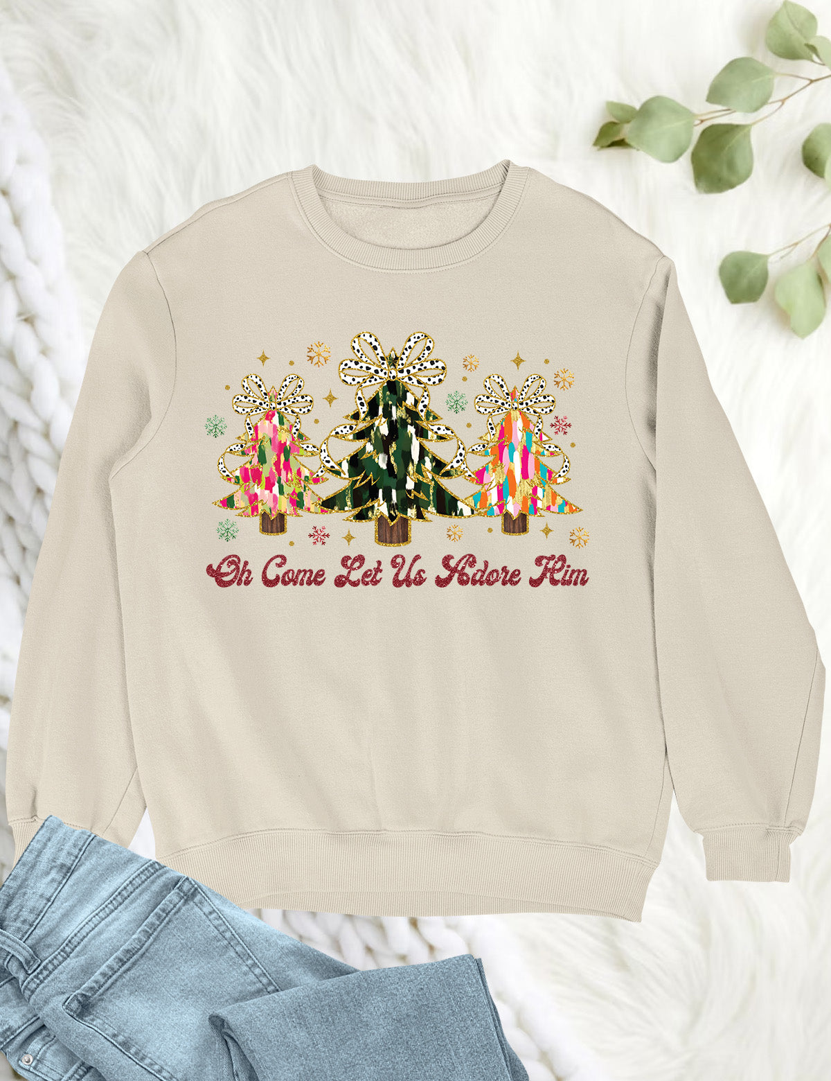 Christmas Nativity Tree Hoodie